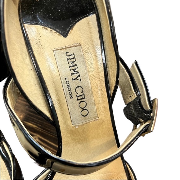 Jimmy Choo Mary Jane Peek Toe Heels - Size 39 - Picture 4 of 9